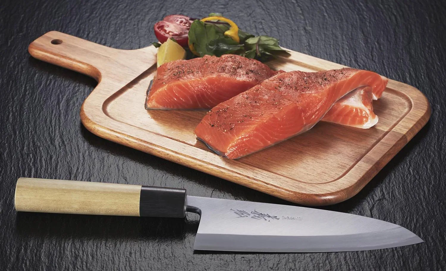 光りもの撮影 反射するものの撮影 包丁イメージ撮影